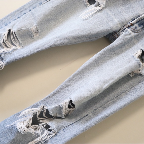 Re/Dun Straight Skinny Levi’s - Picture 4 of 7